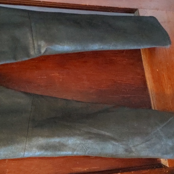 Faux Leather Size 2.5 or 14 Chico's Heavy black jegging - Picture 6 of 6